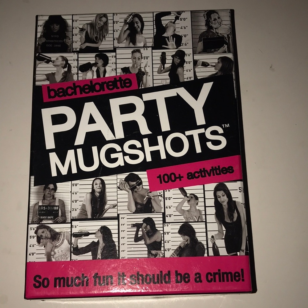 NIB Bachelorette Party Mugshot Game